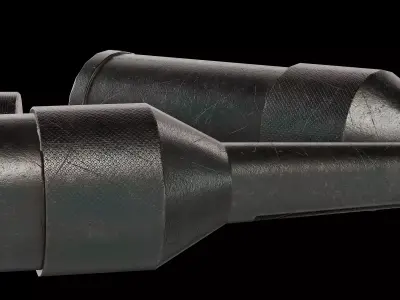 French VB rifle grenade Low-poly 3D model