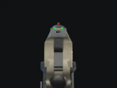 1911  R32 Sandstorm Army Armament 3D model