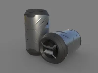 Futuristic Can Concept 3D model