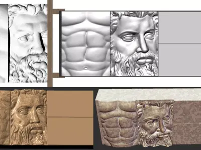 zeus sideboard 3D model