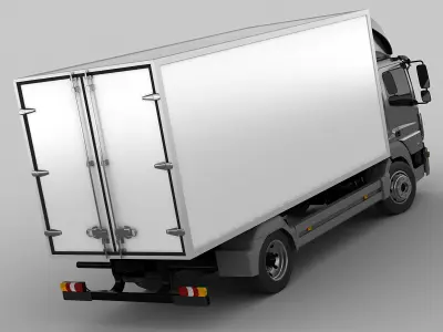 Mercedes Atego 2014 short 3D model