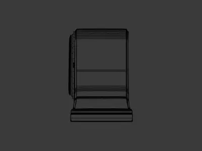 Antique Mantle Clock 3D model