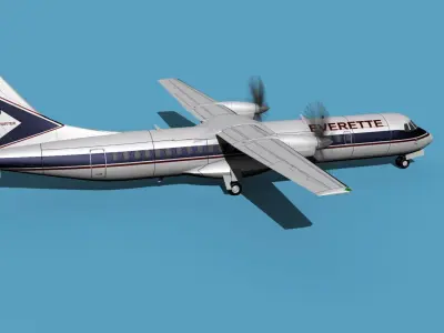 ATR  ATR-72-600 Everette Charter 3D model