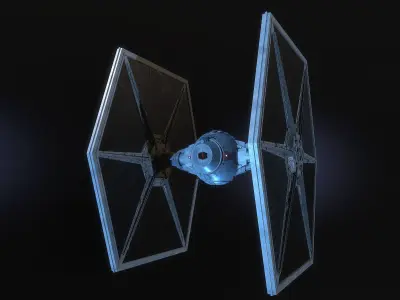 Tie Fighter Star wars 3D model by Ostap604