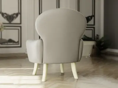 Furniture Accent Chairs Bohemian 013 Low-poly 3D model