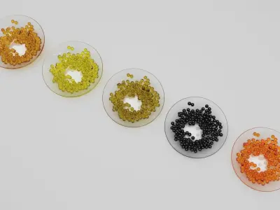 Caviar Set 3D model
