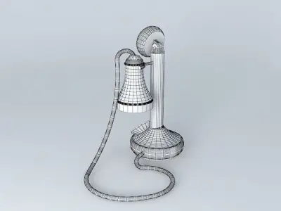 Candlestick Telephone Free 3D model