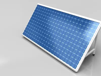 Solar Panel 3D model buy