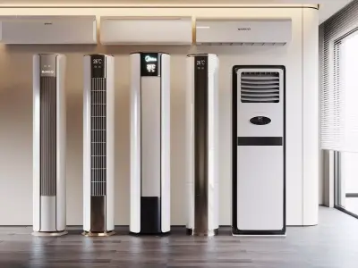 air conditioner 3D model get