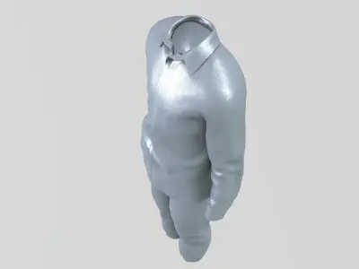 Heat resistant safety suit 3D model