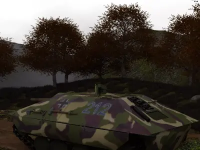 Hetzer WW2 German Tank Destroye 3D model