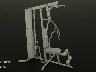 Gym Machine 05 3D model