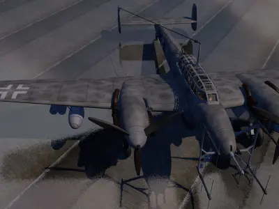 Messerschmitt Bf-110 G-4 Nachtjager 3D model