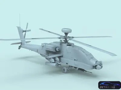 AH-64D Apache for 3d printing 3D model