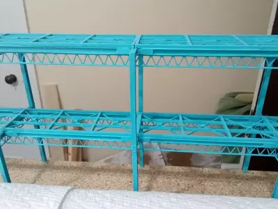 N Scale 1-160 Elevated Track and Bridge for Model Trains 3D print model