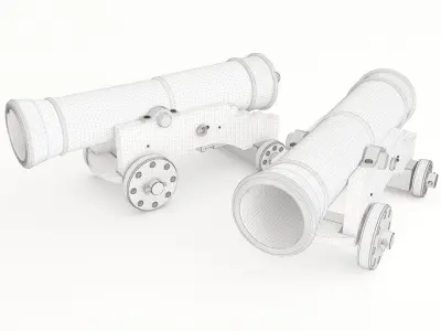 Cannon 01 04 3D model