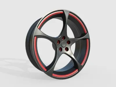 Rim 17 in M1 Free low-poly 3D model