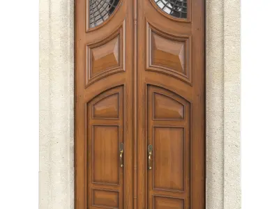 Entrance classic door 120 3D model