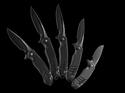 Tactical Knife 3D model