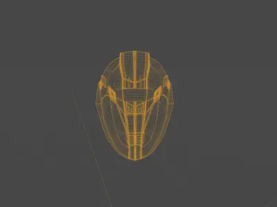 sci fi helmet  3D model