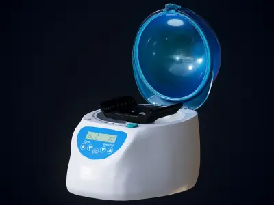 Laboratory Centrifuge Gameready PBR Low-poly 3D model