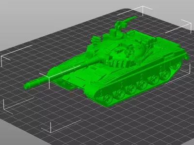T-72 M4 CZ ready to print  3D print model