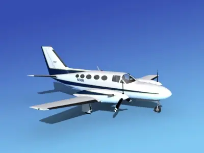 Cessna 425 Conquest I V02 3D model