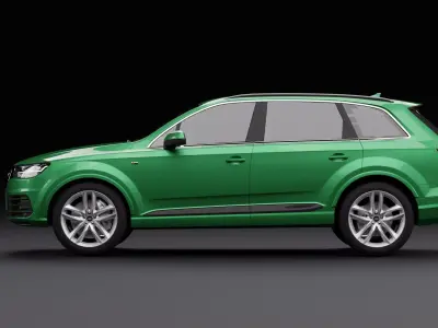 Audi Q7 Tfsi e Green 2 3D model