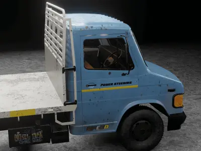 TATA 407 ICONIC INDIAN TRUCK 3D model