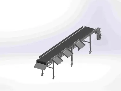 Transporteur bande Free 3D model
