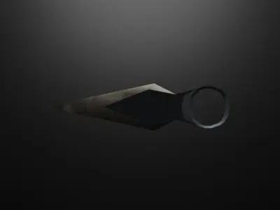 Kunai Low-Poly Free low-poly 3D model purchase