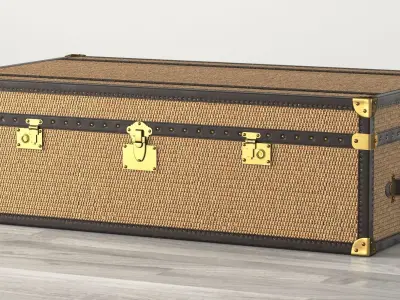 MAYFAIR RATTAN COFFEE TABLE 3D model