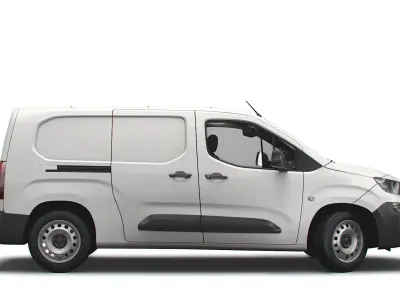 Peugeot Partner UK-spec Professional Crew Van 2020 3D model