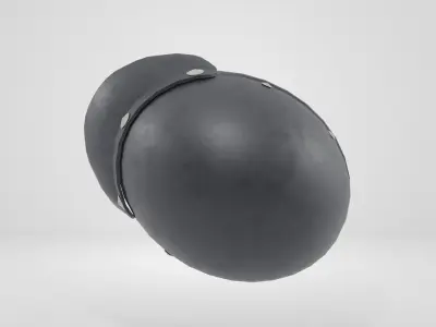 Safety Helmet Low-poly 3D model  Low-poly 3D model