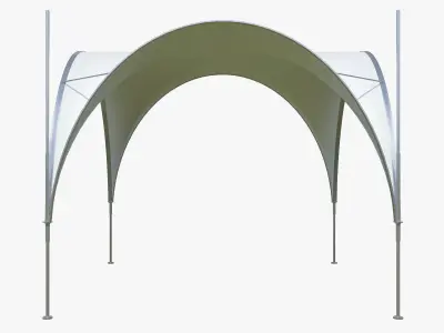 Event Tent square 3D model