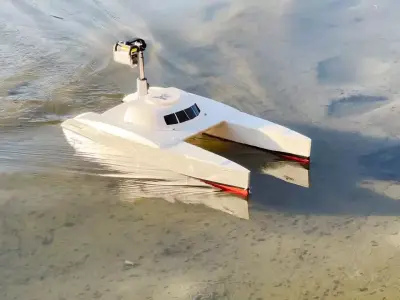RC Catamaran Yacht 3D print model