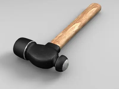 Used Ball Pen Hammer 3D model