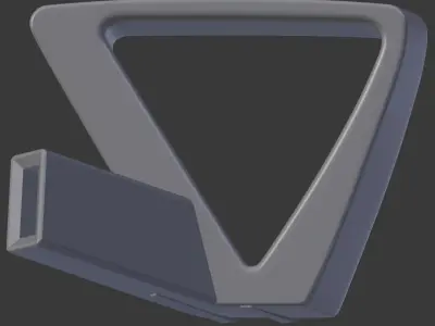 Mercedes-Benz Seat Belt Guide 3D print model