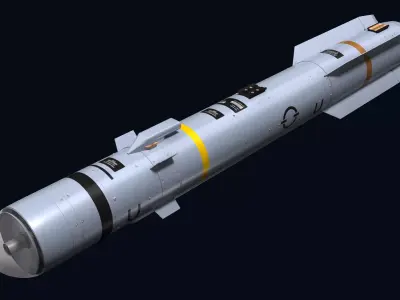 Brimstone 2 Missile 3D model