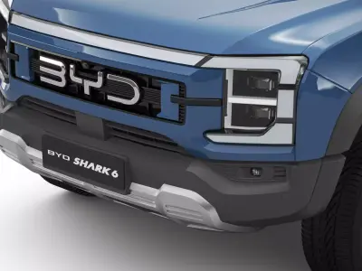 2026 BYD Shark 6 with Interior L Hand Drive 3D model