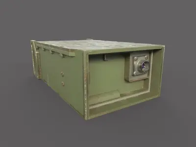 Military Radio Communication 3D model