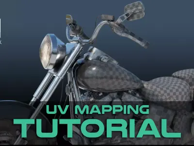 Maya UV Mapping Tutorial 3D model
