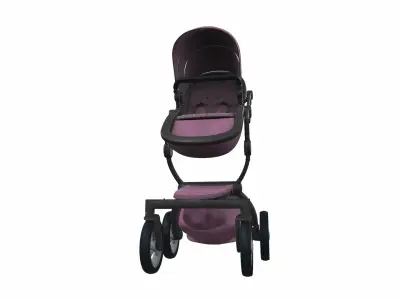Baby stroller 12 3D model