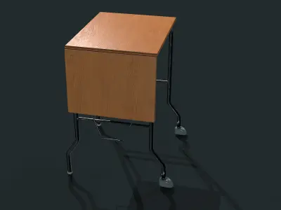 Typewriter Table  3D model