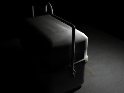 Metal Lunch Box Free low-poly 3D model