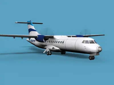 ATR  ATR-42-500 Aer Arran 3D model
