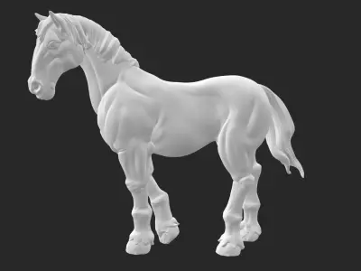 Horse basic 1 3D model
