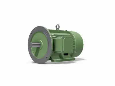 132S B35 Right IEC electric motor - 3D CAD model 3D model