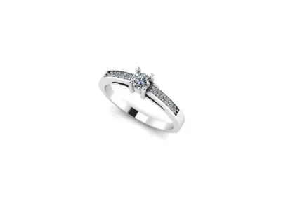 Classic Ring 3D print model buy