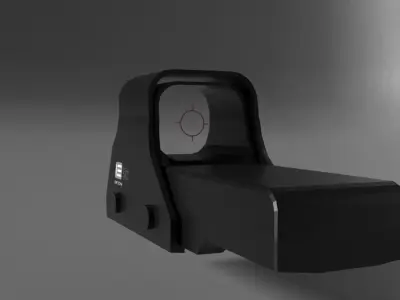 weapon sight Free low-poly 3D model